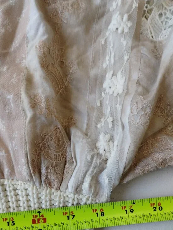 Anthropologie Pilcro Martine Peasant Sleeve Sweater Size XSP - Picture 10 of 11